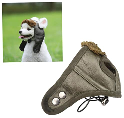 Supvox Haustierkostü kreativ hundekostü Hunde kostü Mini Weihnachtswelpenkostü XL Haustiere Hüte Kostü Haustier kreatives Haustierkostü Hündchen schmücken Ohrabdeckung Kopfbedeckung