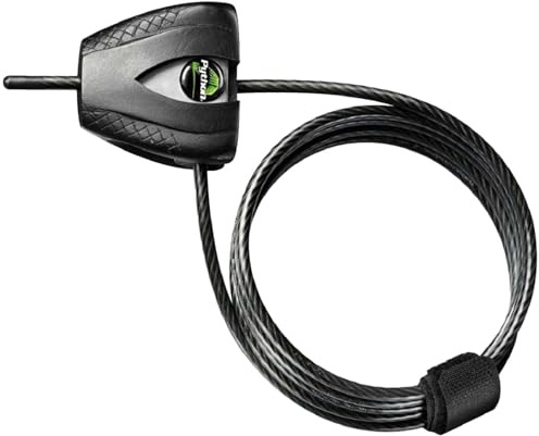 Master-lock 8417DPRO Câble Antivol Ajustable [Longueur Ajustable de 30 cm à 1,8 m] [Solution Brevetée Python] - Idéal pour Sécuriser de L'Outillage, des Equipements Sportifs et du Mobilier de Jardin