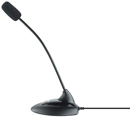 Levitantes Microfono - Microfono Multimedia Flessibile Nero, Connessione USB, Suono, Design Regolabile e portatile, Ideale per registrazioni e conferenze. * #*