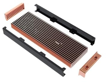 IFFSUEVL Radiador de Cobre de 40 mm de Espesor y 360 mm, Serie RC CR-RD360RC-TK-V2