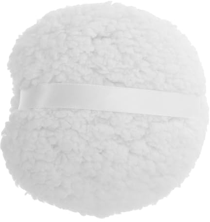 Beaupretty Large Reusable Dusting Puff Soft Oversized Body Puff Washable Loose Powder Applicator for Women Men Fluffy