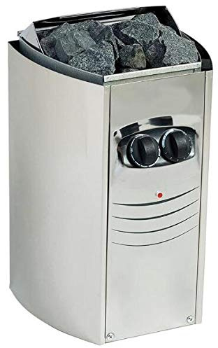 Calentador de sauna eléctrico de 6/8/9 kW, calentador interior con controlador interno, protección contra sobrecalentamiento para el hogar, baño, sauna y ducha spa