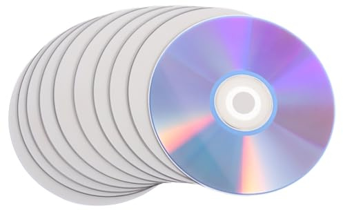 Mikinona 10 Di Dischi A Mandrino CD Musicali Dischi Di Archiviazione Digitale CD Dvd Scrivibili Vergini Disco Di Registrazione Dvd Registrabile Compact Disc Vuoto Di