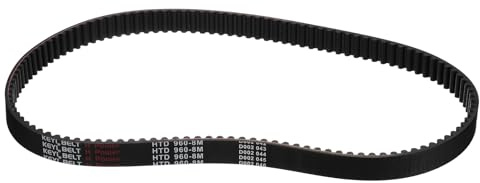 QUARKZMAN 960-8M-20 Cinghia Di Distribuzione, 960mm Circonferenza Passo X 20mm Larghezza X 6mm Altezza, 8mm Passo, 120 Denti, Cinghia Sincrona In Gomma Nera