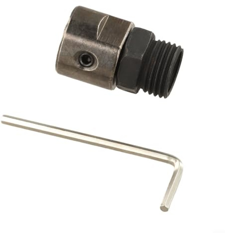 Lochschneider für Metall und Trockenbau mit Schnellentriegelungsknopf, Zentrierbohrer für genaue Positionierung und Verriegelungsmechanismus für sicheren Gebrauch (B)