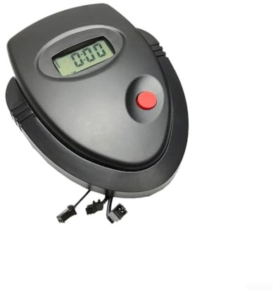 Monitor per cyclette con sensore di frequenza cardiaca, display LCD per cyclette e vogatori, parte console tachimetro, nero