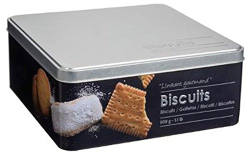 FIVE Simply Smart - Boîte à Biscuits Relief II 20cm Noir