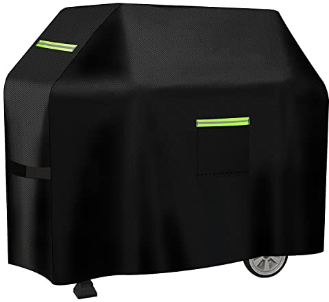 MaxAwe 420D Grillabdeckung Grill Abdeckhaube, 147x61x122cm Wasserdicht BBQ Grill Abdeckhaube Gasgrill Schutzhülle UV-beständig & reißfest, für Brinkmann Weber Char-Broil und mehr