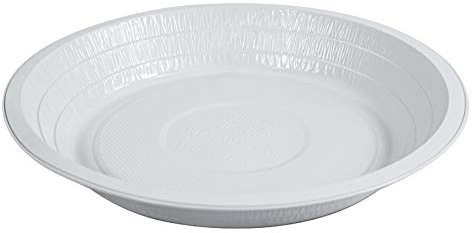 Osviplastic Piatti Fondi in Alluminio 100% Riciclabili, Diametro 21 cm disponibile in singola confezione da 25 pezzi.