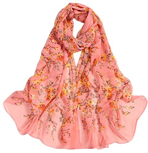 FAIRYGATE Schal Damen Chiffon Halstücher Tuch Kopftuch Halstuch Tücher Stola Elegant A4413