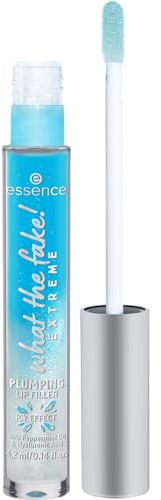 essence what the fake! EXTREME PLUMPING LIP FILLER, Lip Booster, Nr. 02, Transparent, erfrischend, sofortiges Ergebnis, vergrößernd, vegan, ohne Parfüm, ohne Alkohol, ohne Parabene, 1er Pack (4.2ml)