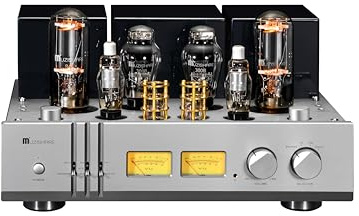 Muzishare X30 Class A Single Ended Integrated Tube Amplifier with MM/MC Phono Pre Input, Power Amplifier, 300B Drive 845, Output Power 30W