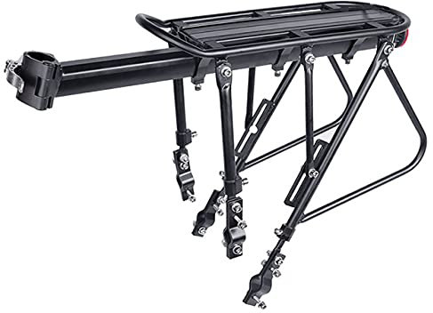 GepäCkträGer Mountainbike Heavy Duty Fahrradgepäckträger Heckgepäckträger Ständer Fahrradkofferraum GepäCkträGer (Größe : Half Quick Mount)