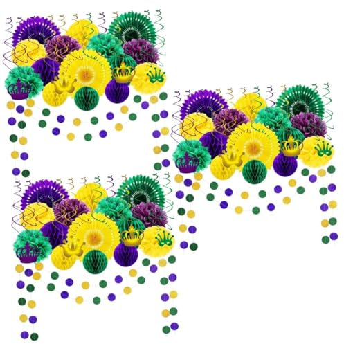 Cabilock 3 Set Palla Di Carta a Nido D'ape Favo Pompa a Palloncino Elettrica Bolla Giocattoli Palloncini Pastello Glitter Arredamento a Nido D'ape Ghirlanda Di Palloncini Carnevale