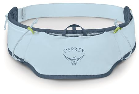 Osprey Duro Dyna LT Belt for Running - Slim Running Belt for Men & Women - Reflective Jogging Pouch for Phone, Dawn Blue