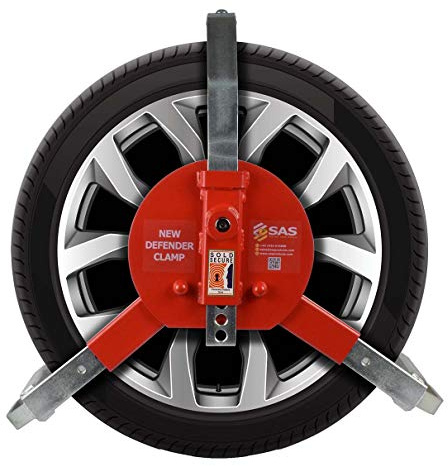 New Defender Wheel Clamp for Motorhomes or Caravans Steel & Alloy Wheels