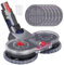 Fictezlove Tête de Vadrouille Electrique pour Dyson V11 V10 V8 V7 V15 Aspirateur, avec Réservoir d'eau Amovible et 6 Vadrouille Lavable