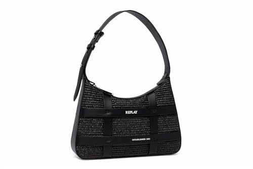 Replay Damen Handtasche Klein, Black 098 (Schwarz), Onesize