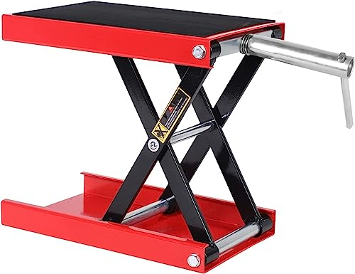 PRIJESSE Motorradheber Motorradhebebühne Scissor Lifting Bracket 500kg Reparatur Hebebühne Zur Reparatur Von Motorrädern