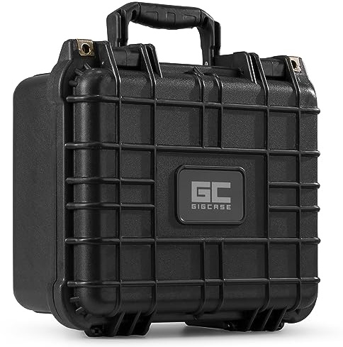 Power Dynamics GIGcase6 Maleta Rígida Impermeable con Espuma Interior para Protección Total - Estuche Universal para DJ, Fotografía, Cámaras, Equipos Electrónicos o Transporte Seguro. Color Negro