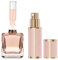 OWill 5 ml Vaporisateur Parfum Rechargeable, Flacon Parfum Vide et Vaporisateur Parfum Voyage, Cuir de Luxe Vaporisateur Parfum, Sceller Flacon Parfum Voyage(Rose)