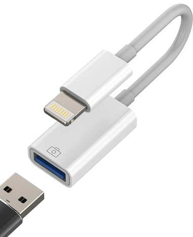 Adattatore Lightning A USB OTG 3.0 Per IPhone 14 13 Pro Max Cavo Jack USB-A Chiavetta Lettore Per iPad Foto Dati Trasferire Adapter Per Apple MFI Certified Reader Card Memoria Esterna Tastiera Camera