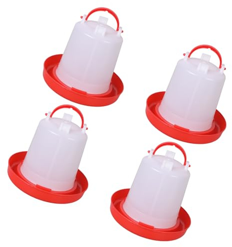 WNXGNHO Automatic Chicken Waterer Feeder with Spill-Resistant Design for Hygiene & Large Capacity Feeding Backyard Supplies Accessories Poultry Feeding