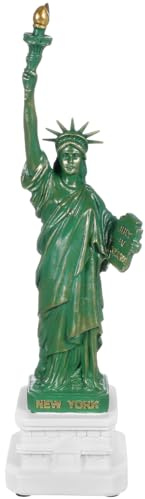LIOOBO Statue of Liberty Sculpture New York City Liberty Island Collection Souvenirs Figurines Metal Model Decoration Green a