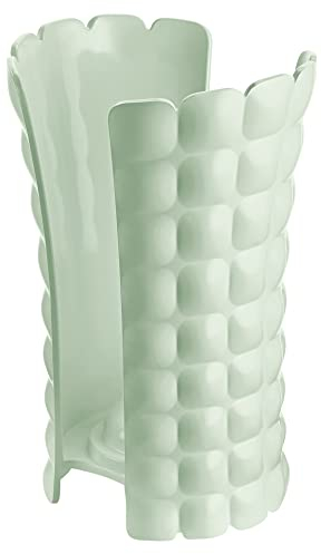 Guzzini - Tiffany, Portabicchieri Universale - Verde Salvia, 12 x 10,3 x h18,3 cm - 199600243