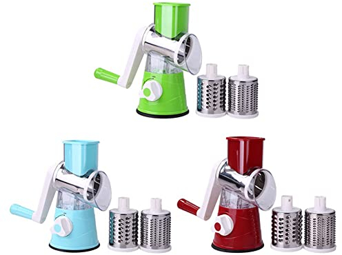 Trancheuse à fromage rotative Râpe à fromage électrique avec 2 râpes à fromage automatiques remplaçables en acier inoxydable pour gadgets de cuisine et de maison