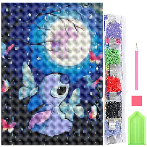 PSIMET Peinture Diamant 30 x 40 cm, Broderie Peinture Diamant Strass Perle à Coller pour Decoration Murale Chambre, Diamond Painting Kit pour Enfant Adulte