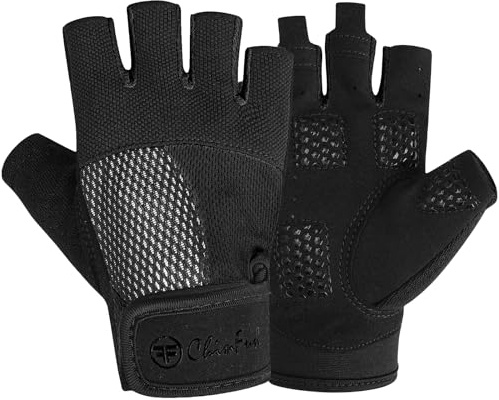 ChinFun Kayaking Gloves 3/4 Finger - Provide Cushioning and Protection, with Resistant Palm and Grip, Easy to Take on and Off, Perfect for Diving, Sailing, Kayaking - Men, Women, Youth