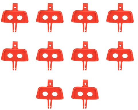 HYSSBR 10Pcs Mountain Bicycle Brake Spacer Lightweight Disc Protector Brakes Pads Plastic Portable Hydraulic Disc Brake Pads Spacer Spread Insert Tool