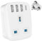MyTravelPal® Adaptateur de voyage pour l'Afrique du Sud avec USB C | Adaptateurs de voyage 17 W USB-C | Pour une utilisation en SA, Namibie, Swaziland, Botswana et plus | Adaptateur de voyage de type