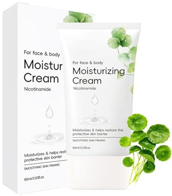 Centella Asiatica Feuchtigkeitscreme, beruhigende Creme für Gesicht und Körper, tiefenwirksam nährende und reparierende Feuchtigkeitscreme für Tag und Nacht, lindert Trockenheit und Fältchen