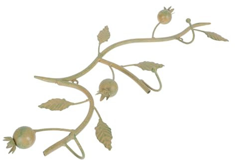 QUMIIRITY 1pezzi Gancio Da Parete Ferro Vintage Per Abbigliamento e Accessori Attaccapanni Decorativo Per Interni Ed Esterni Hanger Multifunzionale Per Chiavi e Oggetti Vari Anticato