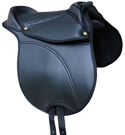 Reitsport Amesbichler AMKA SHETTY Sattel Reitkissen mit Haltegriff verstellbare Sattelkissen auch für Holzpferd auch für Holzpferde geeignet Größe Shetty