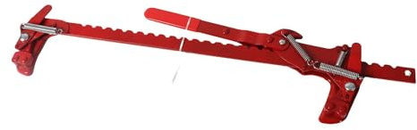 Stängselsträckare Spännare, tungt rostfritt stål kedjespännare med Ratchet Design, bärbar taggtrådsspännare, stängselreparation Kompakt verktyg för reparation av stängsel i boskapsstall och gård Plain