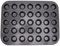 HERCHR Non-Stick 35 Cup Muffin Pan, Carbon Steel Muffins Pan,Cake Tray Cup Mini Cheesecake Mould Mini Cupcake Pan Cupcake Tray Muffin Tins Kitchen Baking Pans for Baking Bread