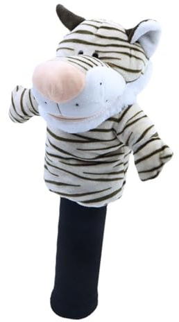 Folpus Housse de Protection pour Club de Golf en Peluche Tigre, Accessoire Universel Fantaisie, Cadeau de Dessin animé, Housse de Protection Amusante pour, pour Le Bois du Fairway