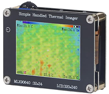 Termocamera, Termocamera Termocamera Multifunzione Portatile Termocamera Con Schermo 2 Pollici, Termocamera A Infrarossi E Termica, Termocamere