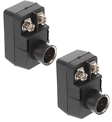 jojofuny 6pezzi Adattatore Tv Ohm Connettore Push Coassiale Facile Installazione Per Satellite e Tv Design e