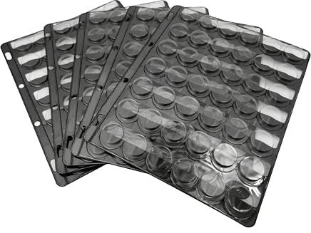 10x Pages d'exposition pour capsules de bière avec 42 pochettes (420 pochettes pour capsules).