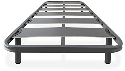 mattfy - Rete a doghe larghe rinforzata anti - rumore struttura 40 x 30 mm con set di gambe filettate, grande stabilità e robustezza, 90 x 190