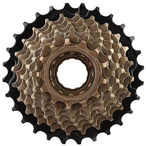 Tbest 6 Speed Bicycle Freewheel Cassette, Durable 14T-28T Range Replacement, Multi-Speed Bike Cassette for Cyclists, Commuters, and Trail Riders