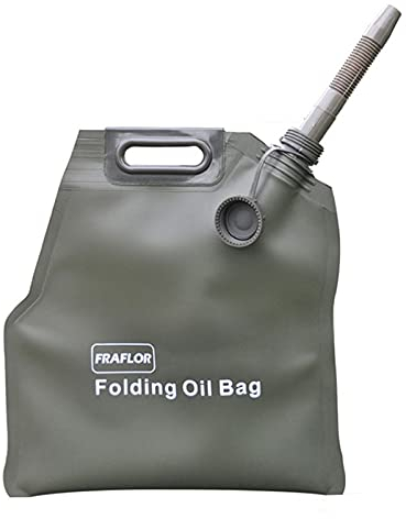 CGF- Taniche Carburante Lattine di Benzina Pieghevoli Secchio di stoccaggio della Benzina Portatile con Sacca Morbida per Olio/Acqua, con Pompa a Mano a sifone x1 (capacità: 5L, 10L, 20L, 30L)