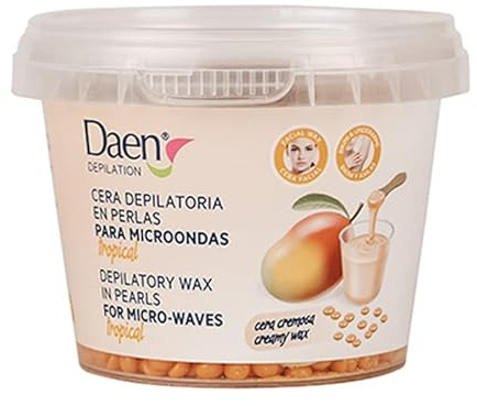 Daen 434399 Cera Depilatoria, Crema Microonde, 100 g, Tropi