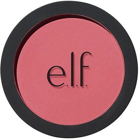 e.l.f. Primer-Infused Blush, Langanhaltendes & Budge-Proof Make-up, Leichtes Gefühl & Mittlere Deckkraft, Vegan & Tierversuchsfrei, Always Tempting