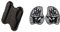 Arena Pull Kick II Swim Trainingshocker & Vortex Handpaddel, Schwimmbad-Trainingszubehör, Schwimmbad-Paddel mit Verstellbaren Riemen, PVC-frei