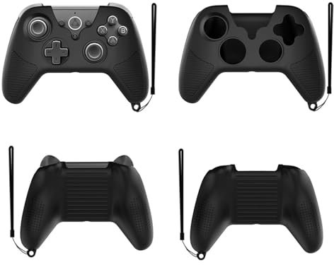 NUCNOK Hülle für Luna Controller,Dünne Weiche TPU Silikon Stoßfest Schutzhülle,Kratzfest Schwarz Case